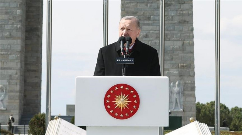 أردوغان: شهداء أنقرة وحلب والقدس يرقدون في جناق قلعة