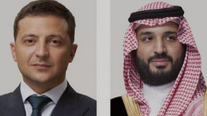 تفاصيل المكالمة الهاتفية بين ولي العهد السعودي والرئيس الأوكراني