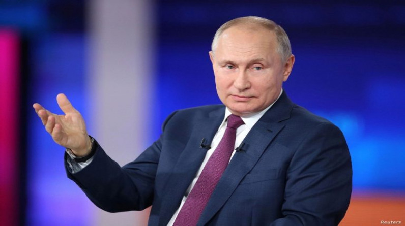 بوتين يعلن  الاعتراف باستقلال دونيتسك لوغانسك الانفصاليتين شرقي أوكرانيا