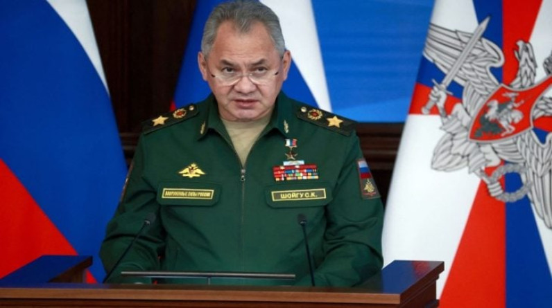 وزير الدفاع الروسي يزور قواته في أوكرانيا