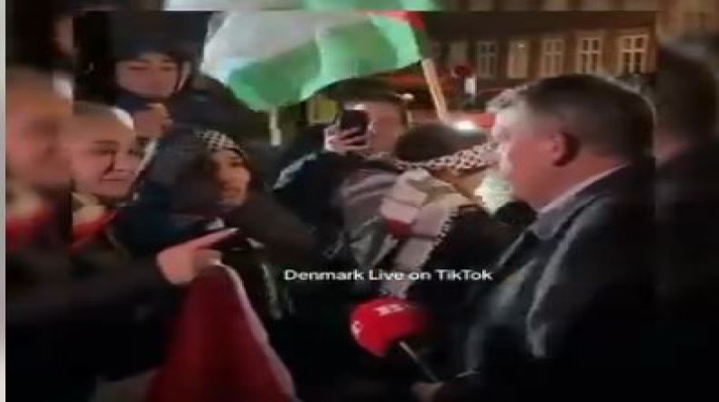 سيدة دنماركية تنهار من البكاء: "لم أعد أتحمل ما يحدث في غزة"