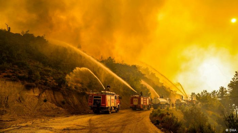 تركيا تعلن السيطرة على حريق غابات موغلا