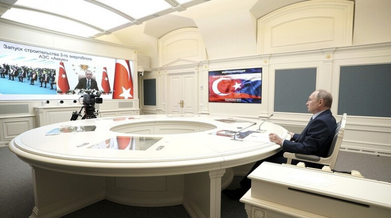 بوتين وأردوغان يبحثان مستجدات الأزمة الروسية الأوكرانية