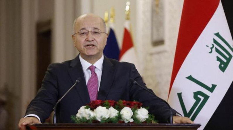 الرئيس العراقي: استهداف أربيل محاولة لعرقلة الاستحقاقات الدستورية