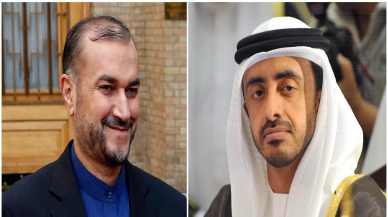 وزيرا خارجية الإمارات وإيران يبحثان أزمة اليمن