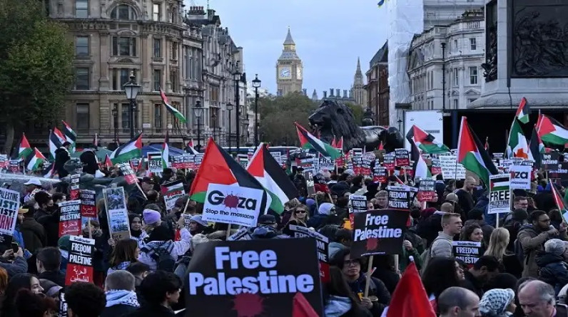 مدن العالم لازالت منتفضة لدعم غزة ضد الاحتلال