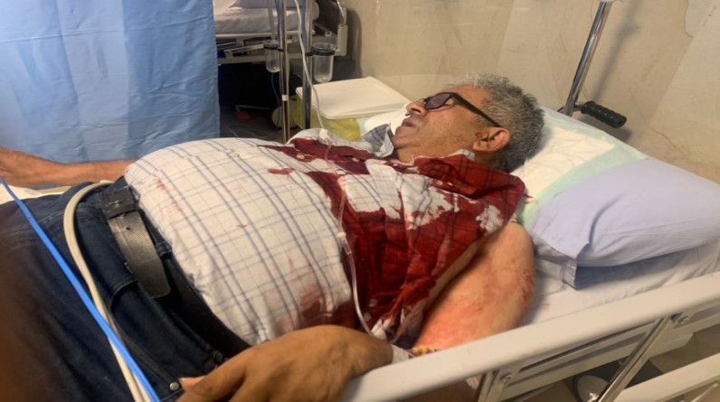 إصابة الصحفي علي السمودي برصاص الاحتلال في جنين