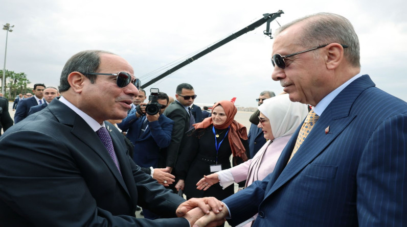 أردوغان خلال لقائه السيسي: رفعنا التنسيق إلى مجلس التعاون الاستراتيجي رفيع المستوى