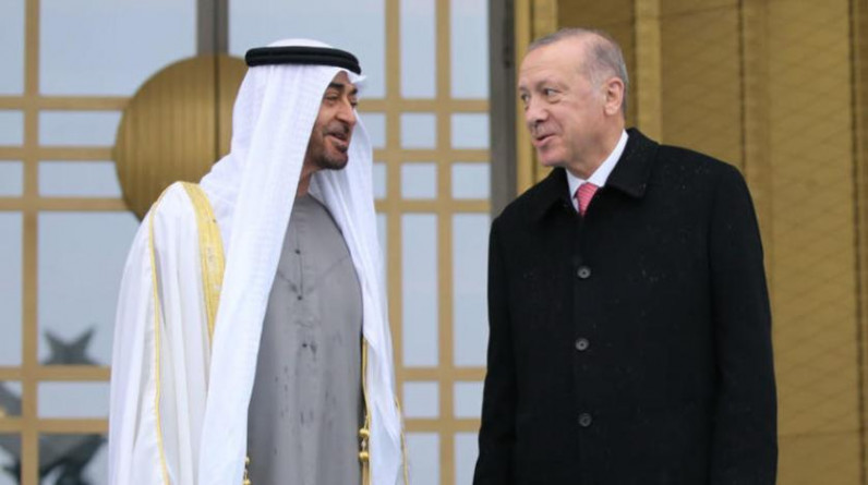 محمد بن زايد يطمئن على صحة أردوغان.. والرئيس التركي يرد