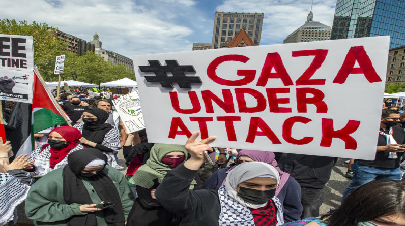مظاهرات في  أنحاء تركيا  للتنديد بالهجمات الإسرائيلية على غزة