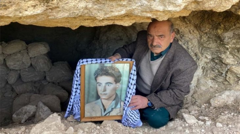 العثور على مقتنيات للفدائي الفلسطيني باجس أبو عطوان في كهف بعد 48 عاما على استشهاده
