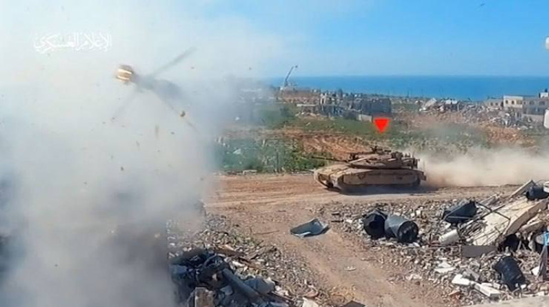 فيديو| كتائب القسام تتصدى لقوات الاحتلال المتوغلة على تخوم حي تل الهوى