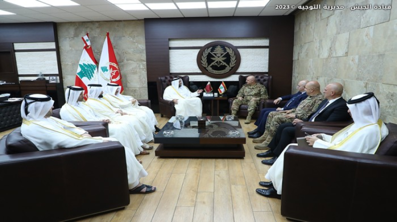 قطر تؤكد استمرارها بدعم المؤسسة العسكرية في لبنان