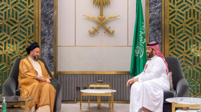 بن سلمان وعمار الحكيم يبحثان علاقات السعودية والعراق وملفات إقليمية