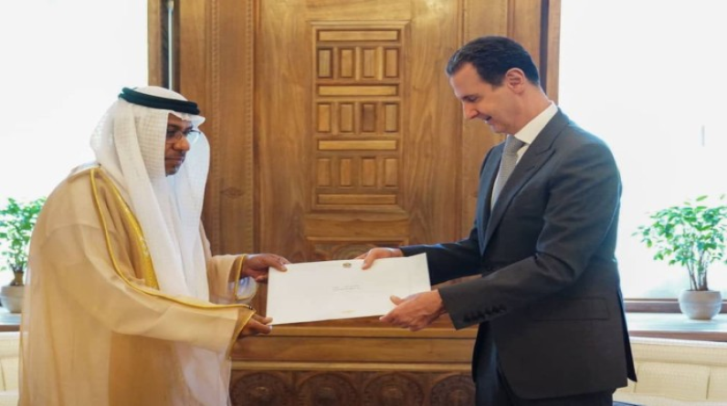 الإمارات تسلم الأسد دعوة رسمية لحضور مؤتمر المناخ (صور)