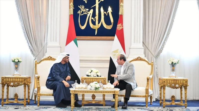 رئيسا مصر والإمارات يبحثان التطورات الإقليمية والدولية