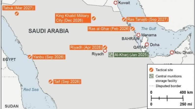 وثيقة تكشف موعد ومواقع نشر وتخزين منظومة ثاد الصاروخية في السعودية