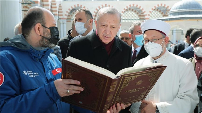 أردوغان يفتتح متحف الحضارات الإسلامية بإسطنبول