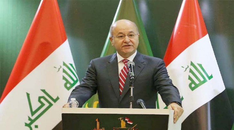 الرئيس العراقي: الاعتداء الذي تعرضت له أربيل عمل إجرامي مدان