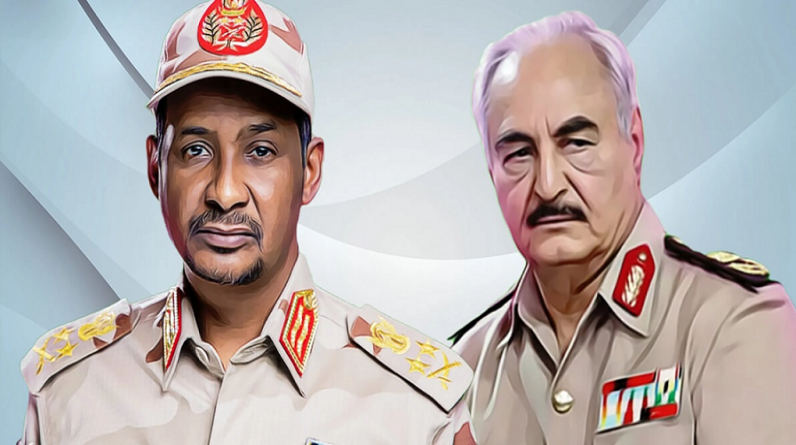 تقرير: إمدادات تصل حميدتي من "الكُفرة" تشير لتورط حفتر بصراع السودان