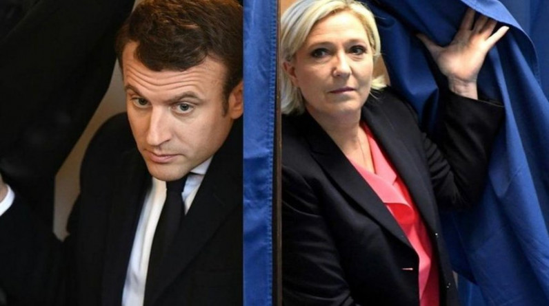 انتخابات فرنسا.. ماكرون يتصدر الجولة الأولى ولوبان ثانية