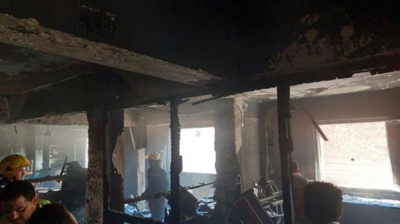 حريق كنيسة أبو سيفين في مصر.. عشرات الضحايا في الحادث المروع (صور)